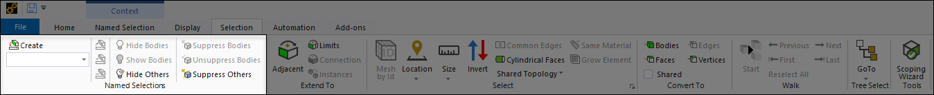 2.2.5. Selection Tab