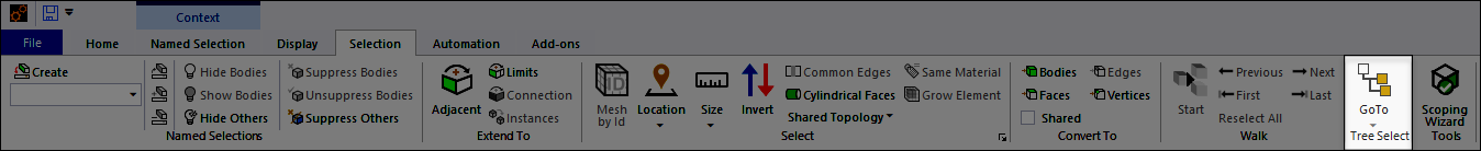 2.2.5. Selection Tab