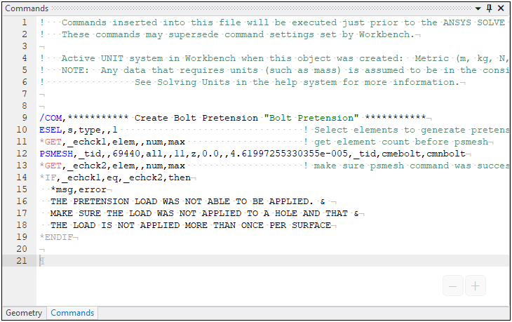 Command Window Apdl 20.1. Command Entry and Mechanical APDL Entry Options