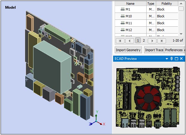 5.15.3.2. ECAD Import Pane (Windows Only)