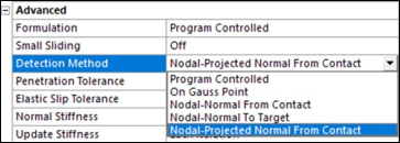 Setting Surface-Projection-Based Contact