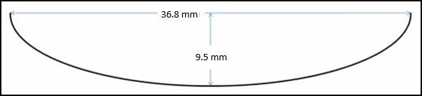 Semi-elliptical Surface Crack Dimensions