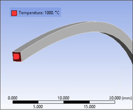 Constant Temperature Specified at Clamped End