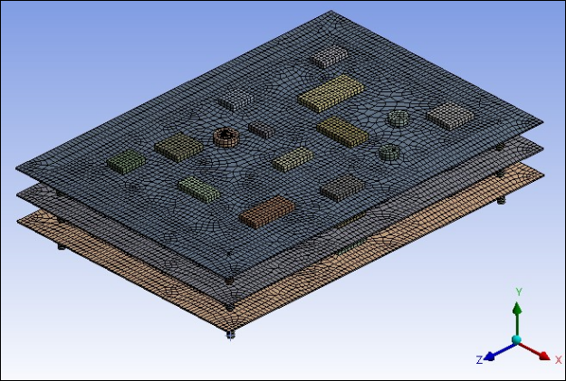 Full 3-D Geometry of a PCB Assembly