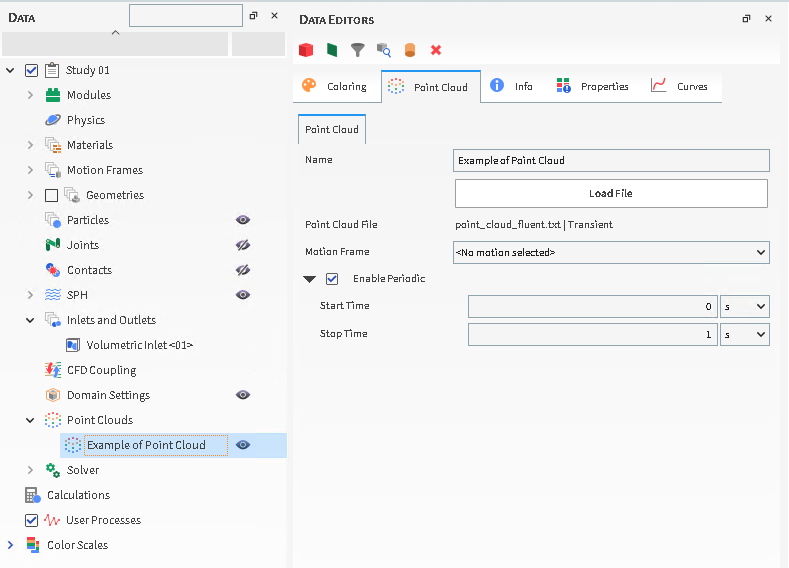 如何设置点云的时间周期
