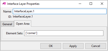 Interface Layer Properties - Open Area