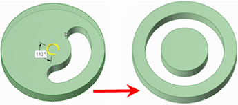 Round Slot Example Creating a Curved Slot