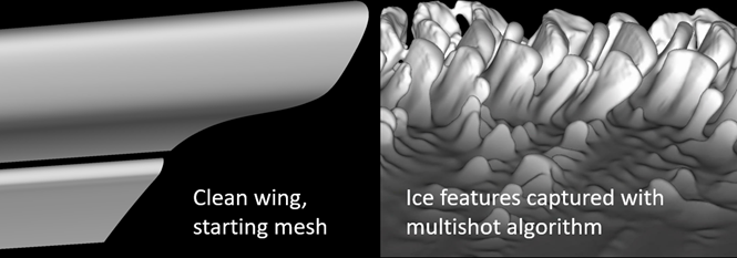 Ice Scallops on a Swept Wing Section, 15 Shots
