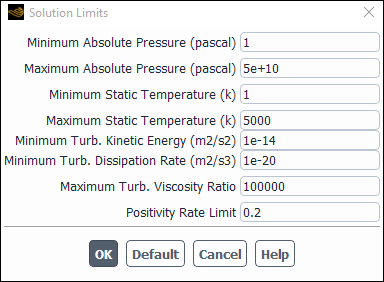 37.6. Setting Solution Limits