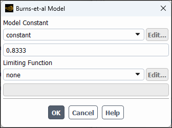 Burns et al. Model Dialog Box