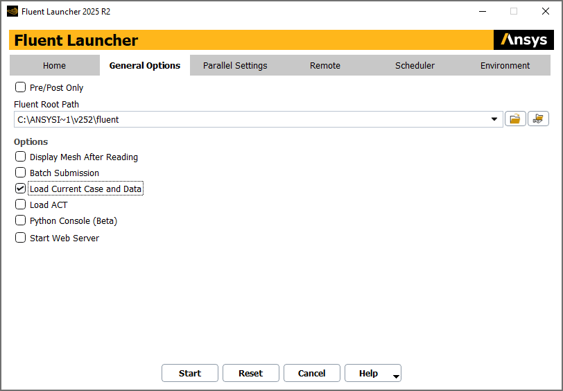 32.1. Accessing Projects from the Fluent Launcher