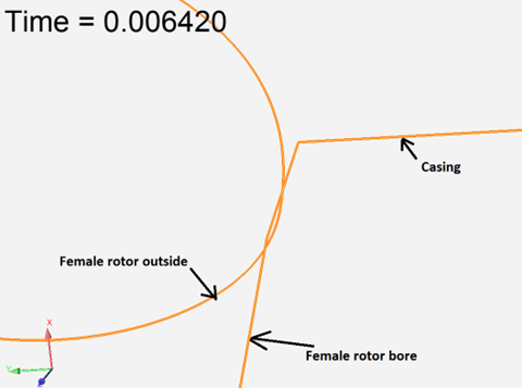 Surface intersections viewed using clip planes
