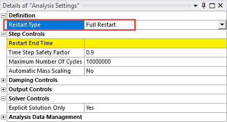 10.3. Performing a Full Restart