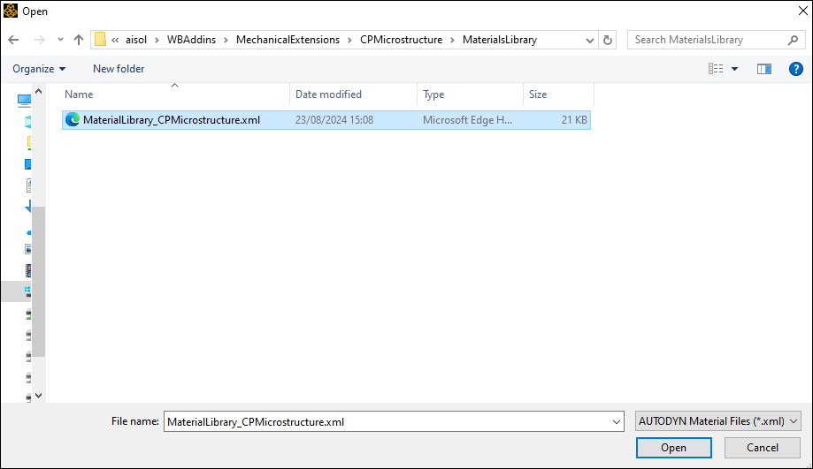 13.2. Importing Materials Library and Defining Materials