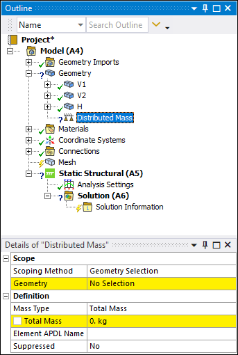 Distributed Mass Distributed Mass