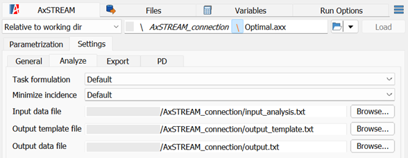 AxSTREAM optiSLang Connector