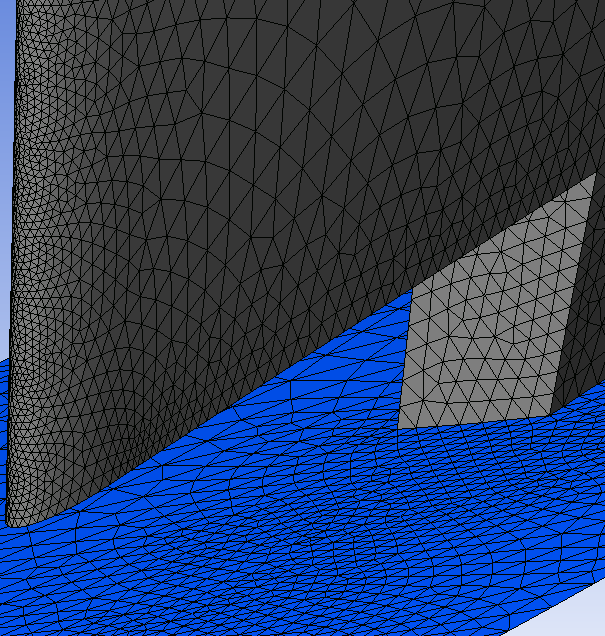 Mesh on Blade and Hub Surfaces