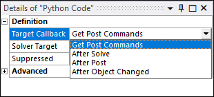 21.1.2. Execute Python Code Based on an Event - Specify Callback