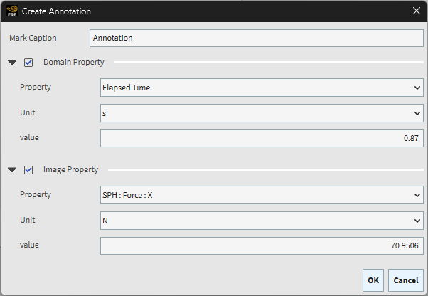 Create Annotation dialog