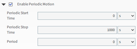 Motion Frame with Enable Periodic Motion selected