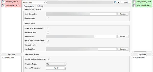 Ansys FreeFlow (Beta) Module Settings Tab