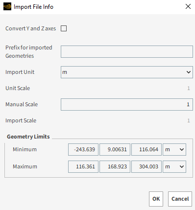 Import File Info Dialog
