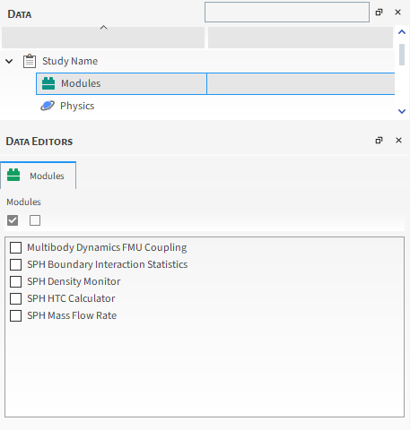 Modules Available by Default in FreeFlow