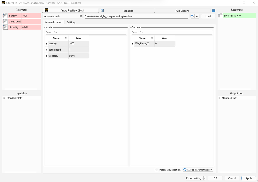 Ansys FreeFlow (Beta) Module Solver Settings