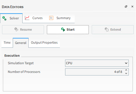 Solver | General Parameters