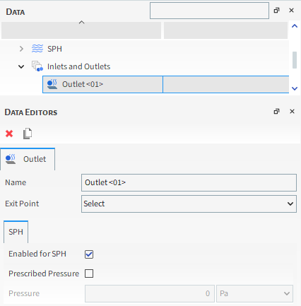 Outlets, SPH tab