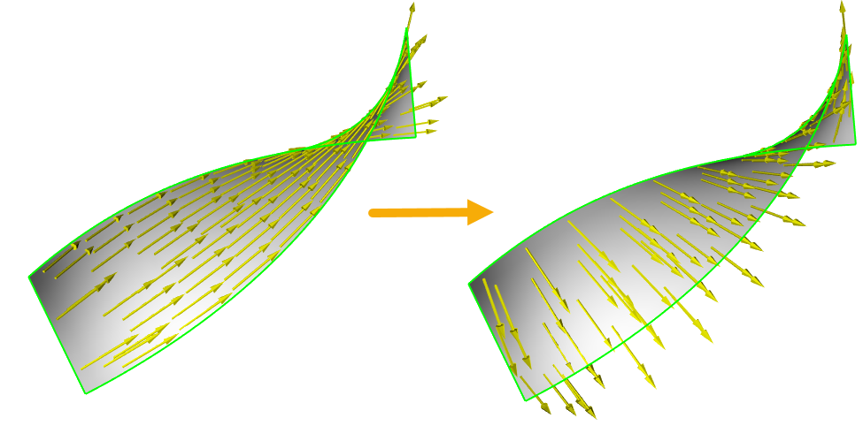 Reference Directions Along an Edge and Perpendicular to an Edge