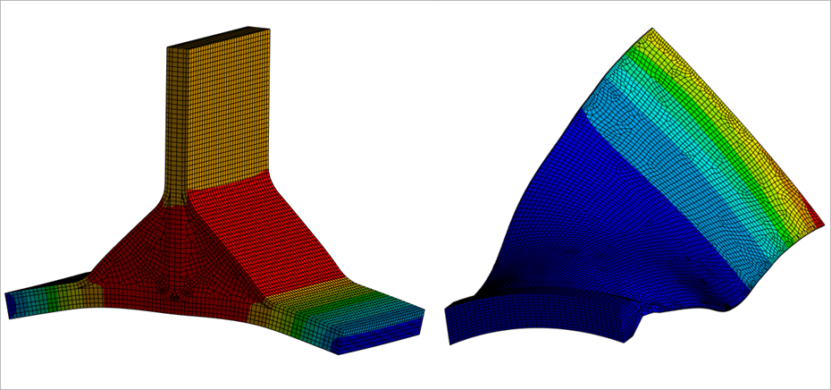 T-Joint and Fan-Blade Geometries
