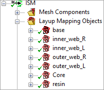 Layup Mapping Objects
