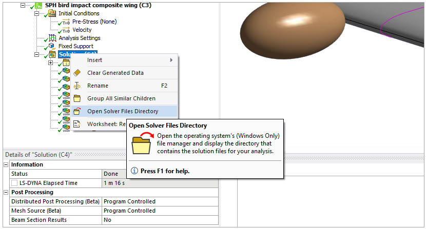 Accessing Input Files and Results Files