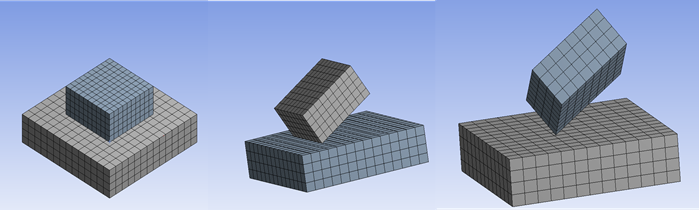 Non-Smoothing Contact with Varying Contact Conditions