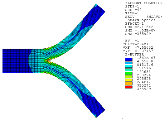 Crack Simulation Solution with Fine Mesh and No Nonlinear Mesh Adaptivity