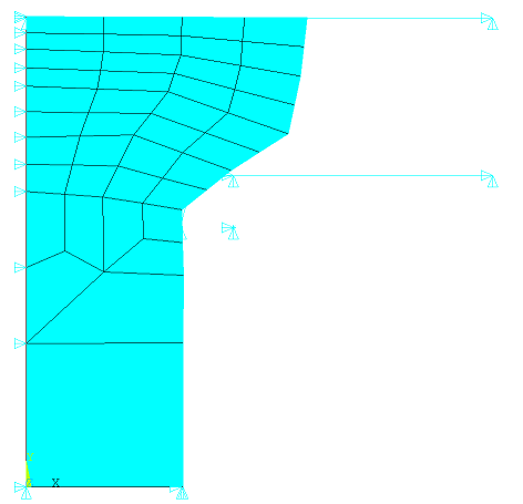 Rubber Seal Model with Second Mesh Refinement