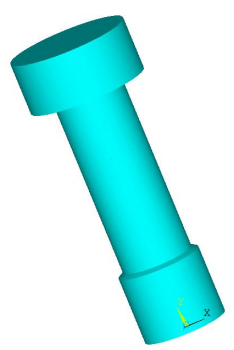 Simplified 3D Model of an M120 Bolt