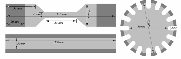 Hyperelastic Test Suite: Test Specimens