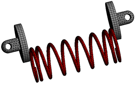 Static Solution Displacement After First Load Step