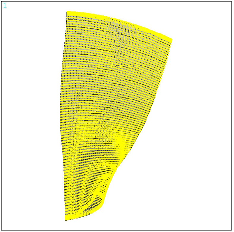Target and Source Geometries of the Rotor Fan Blade