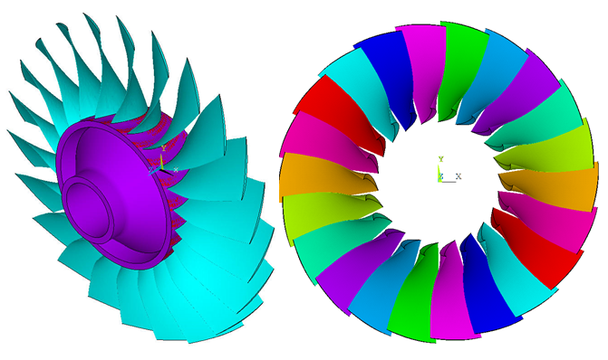 Full Model of the NASA Rotor 67 Fan