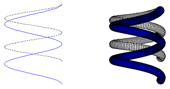 Spring Actuator Deformation at Step 2