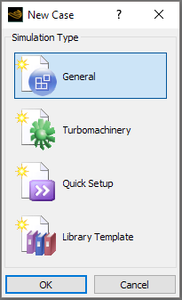 The New Case Dialog Box