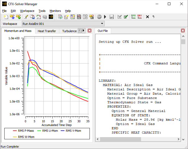 CFX-Solver Manager Interface