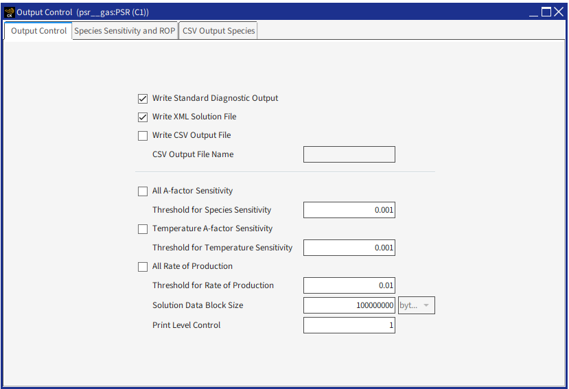 psr__gas.ckprj—Output Control