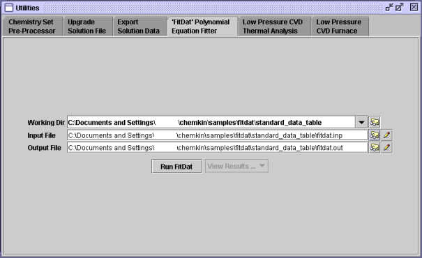 Utilities—‘Fitdat’ Polynomial Equation Fitter