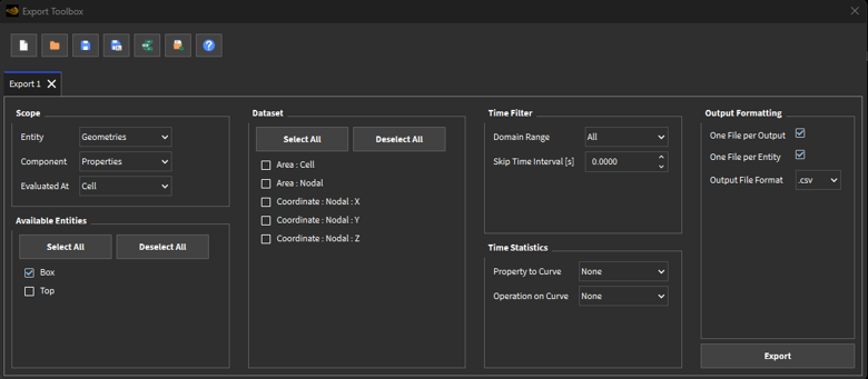 User Interface Options.