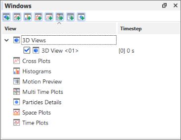 Windows panel showing one open 3D View window