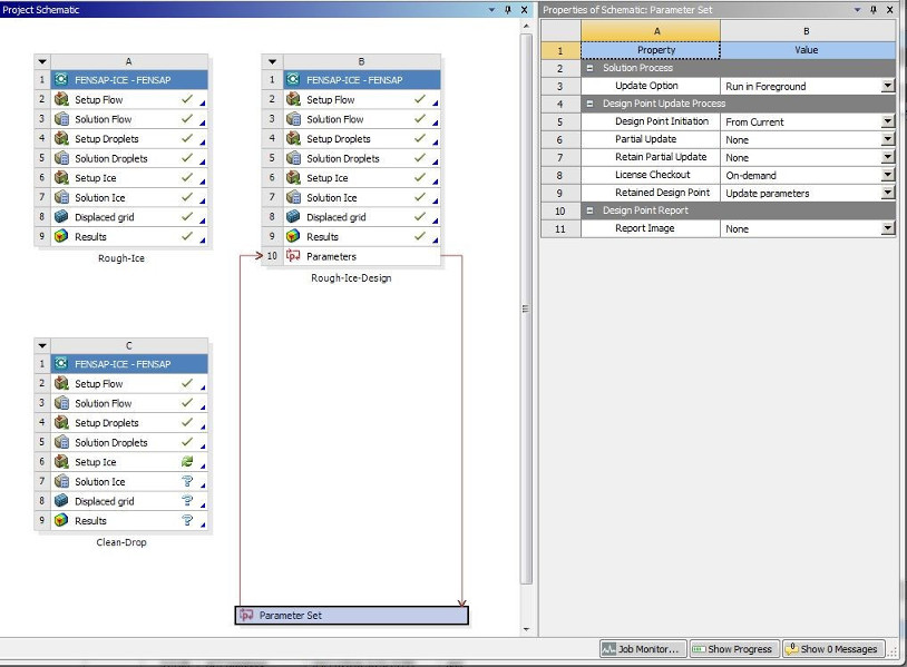 The Properties Pane of the Parameter Set
